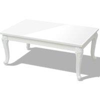 Vidaxl Coffee Table 100X60X42 Cm High Gloss White, White