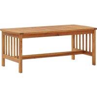 Vidaxl Coffee Table 102X50X43 Cm Solid Acacia Wood, Brown