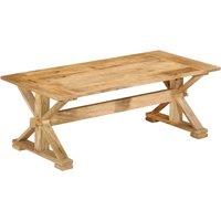 Vidaxl Coffee Table 110X52X40 Cm Solid Wood Mango, Brown