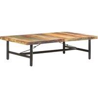 Vidaxl Coffee Table 142X90X42 Cm Solid Reclaimed Wood, Brown