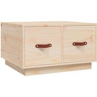 Vidaxl Coffee Table 60X53X35 Cm Solid Wood Pine, Brown