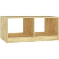 Vidaxl Coffee Table 75X50X33.5 Cm Solid Pinewood, Brown