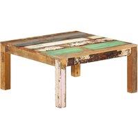 Vidaxl Coffee Table 80X80X40 Cm Solid Reclaimed Wood, Brown