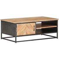 Vidaxl Coffee Table 90X50X35 Cm Solid Acacia Wood, Brown