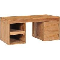 Vidaxl Coffee Table 90X50X40 Cm Solid Teak Wood, Brown
