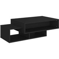 Vidaxl Coffee Table Black 105X55X32 Cm Engineered Wood, Black