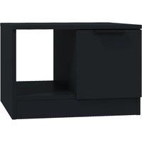 Vidaxl Coffee Table Black 50X50X36 Cm Engineered Wood, Black