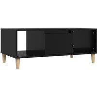 Vidaxl Coffee Table Black 90X50X36 5 Cm Engineered Wood, Black