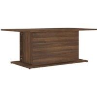 Vidaxl Coffee Table Brown Oak 102X55.5X40 Cm Engineered Wood, Brown