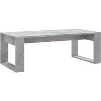 Vidaxl Coffee Table Concrete Grey 102X50X35 Cm Engineered Wood, Grey