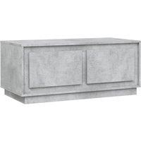 Vidaxl Coffee Table Concrete Grey 102X50X44 Cm Engineered Wood, Grey