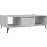 Vidaxl Coffee Table Concrete Grey 103.5X60X35 Cm Engineered Wood, Grey