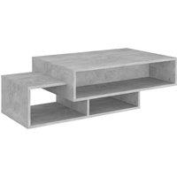 Vidaxl Coffee Table Concrete Grey 105X55X32 Cm Engineered Wood, Grey