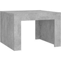 Vidaxl Coffee Table Concrete Grey 50X50X35 Cm Engineered Wood, Grey