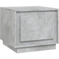 Vidaxl Coffee Table Concrete Grey 51X50X44 Cm Engineered Wood, Grey
