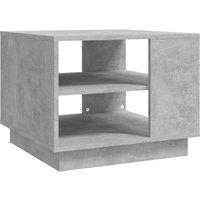 Vidaxl Coffee Table Concrete Grey 55X55X43 Cm Engineered Wood, Grey