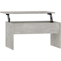 Vidaxl Coffee Table Concrete Grey 80X50.5X41.5 Cm Engineered Wood, Grey