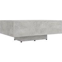 Vidaxl Coffee Table Concrete Grey 85X55X31 Cm Engineered Wood, Grey