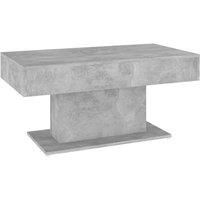 Vidaxl Coffee Table Concrete Grey 96X50X45 Cm Engineered Wood, Grey