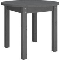Vidaxl Coffee Table Grey 55X45 Cm Solid Wood Pine, Grey