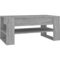 Vidaxl Coffee Table Grey Sonoma 102X55X45 Cm Engineered Wood, Grey