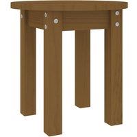 Vidaxl Coffee Table Honey Brown 35X35 Cm Solid Wood Pine