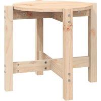 Vidaxl Coffee Table 52.5X45 Cm Solid Wood Pine, Brown
