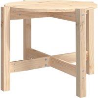 Vidaxl Coffee Table 62.5X45 Cm Solid Wood Pine, Brown