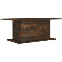 Vidaxl Coffee Table Smoked Oak 102X55.5X40 Cm Engineered Wood, Brown