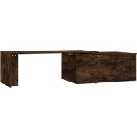 Vidaxl Coffee Table Smoked Oak 150X50X35 Cm Engineered Wood, Brown