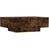 Vidaxl Coffee Table Smoked Oak 90X60X31 Cm Engineered Wood, Brown