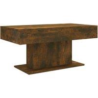 Vidaxl Coffee Table Smoked Oak 96X50X45 Cm Engineered Wood, Brown