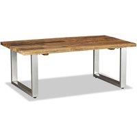 Vidaxl Coffee Table Solid Reclaimed Wood 100X60X38 Cm, Brown
