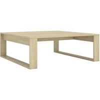 Vidaxl Coffee Table Sonoma Oak 100X100X35 Cm Engineered Wood, Brown