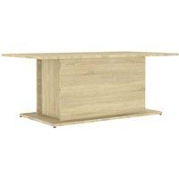 Vidaxl Coffee Table Sonoma Oak 102X55.5X40 Cm Engineered Wood