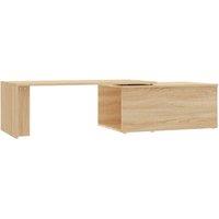 Vidaxl Coffee Table Sonoma Oak 150X50X35 Cm Engineered Wood, Brown