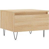 Vidaxl Coffee Table Sonoma Oak 50X46X35 Cm Engineered Wood, Brown