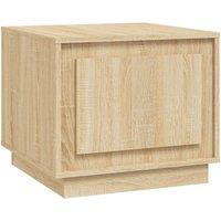 Vidaxl Coffee Table Sonoma Oak 51X50X44 Cm Engineered Wood, Brown