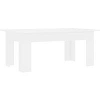 Vidaxl Coffee Table White 100X60X42 Cm Engineered Wood, White
