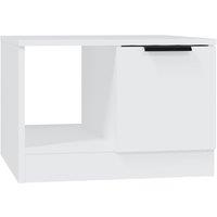 Vidaxl Coffee Table White 50X50X36 Cm Engineered Wood, White