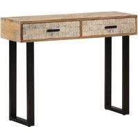 Vidaxl Console Table 100X30X75 Cm Solid Mango Wood, Brown
