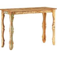 Vidaxl Console Table 110X40X76 Cm Solid Reclaimed Wood, Brown