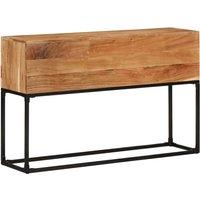 Vidaxl Console Table 120X30X75 Cm Solid Acacia Wood, Brown