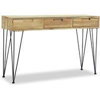 Vidaxl Console Table 120X35X76 Cm Solid Teak, Brown