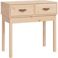 Vidaxl Console Table 76.5X40X75 Cm Solid Wood Pine, Brown