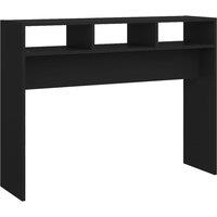 Vidaxl Console Table Black 105X30X80 Cm Engineered Wood, Black