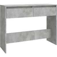 Vidaxl Console Table Concrete Grey 100X35X76.5 Cm Engineered Wood, Grey