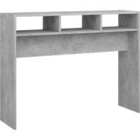 Vidaxl Console Table Concrete Grey 105X30X80 Cm Engineered Wood, Grey