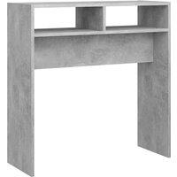Vidaxl Console Table Concrete Grey 78X30X80 Cm Engineered Wood, Grey