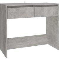 Vidaxl Console Table Concrete Grey 89X41X76.5 Cm Steel, Grey